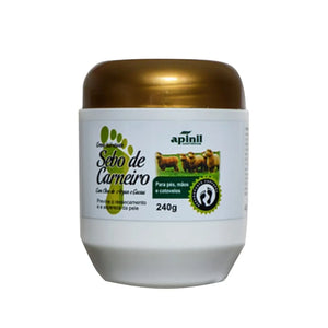 Sebo de Carneiro Creme Hidratante com Óleo de Argan e Cacau 240g