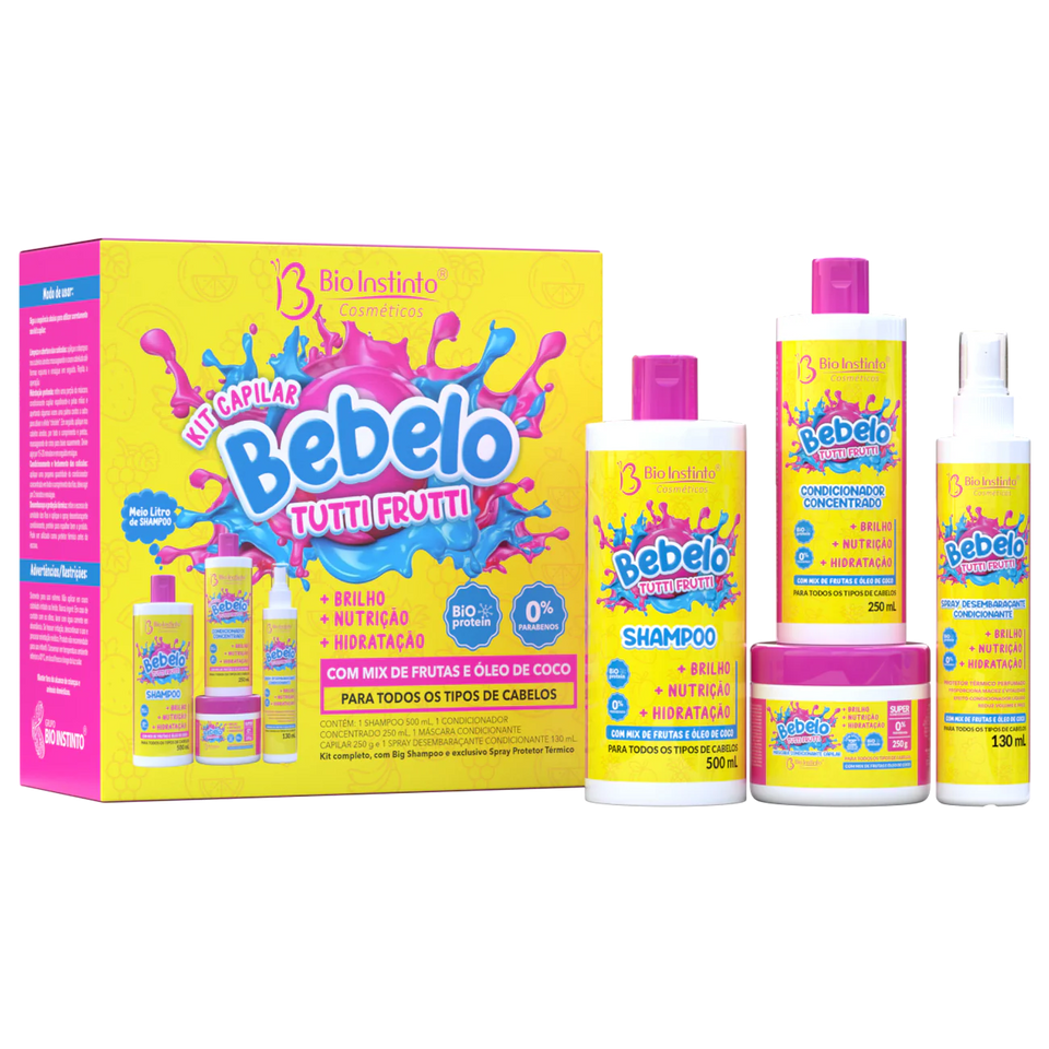 BOX KITS CAPILARES BEBELO 4 ITENS